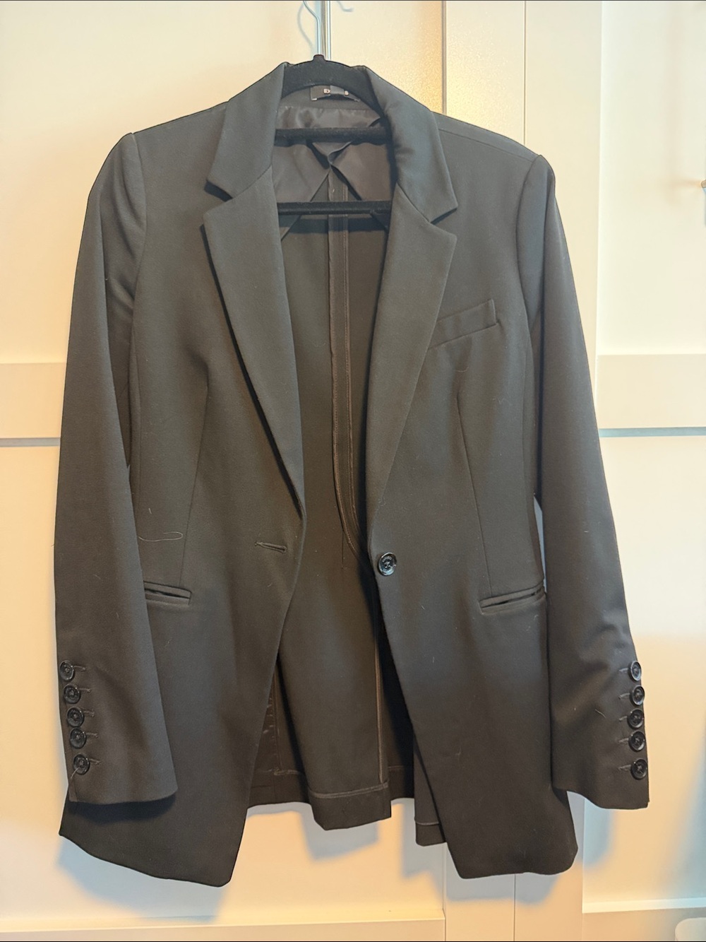 Express Black Single-Button Women's Blazer